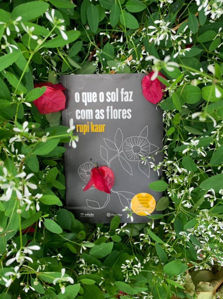 Livro e flores